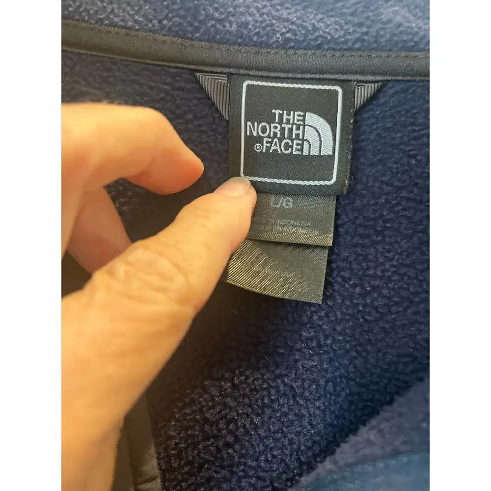 North Face Full Zip Fleece Jacket Men Large Travel Outdoor Hiking Preppy Gorp